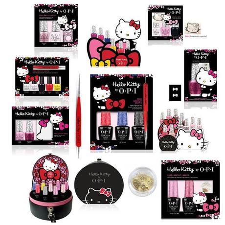 Próxima colección de OPI en colaboración con Hello Kitty