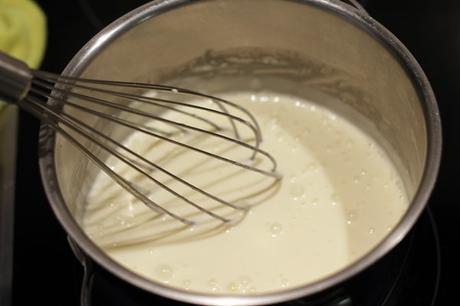 Flan de queso y fresas