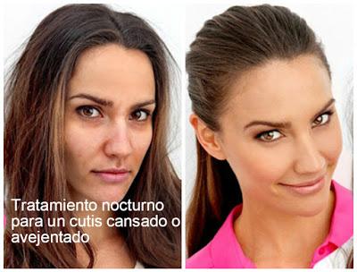 Tratamiento nocturno para un cutis cansado o avejentado