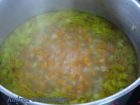 SOPA HORTELANA. SIN GLUTEN. RECETA VEGANA.