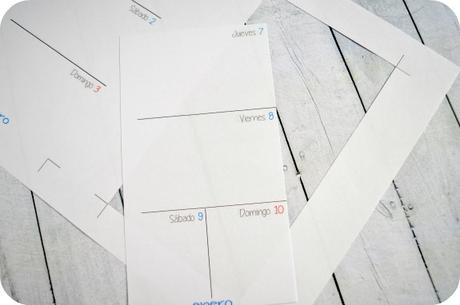Imprimible: Recambios para filofax - Enero
