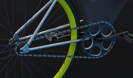 El cuadro Placha forma parte de la bicicleta concepto de Jaemin Lee para una producción en plástico