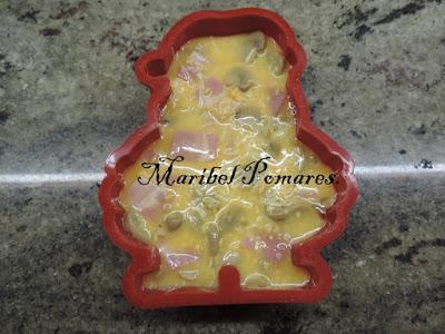 Tortilla con champiñon y bacon.