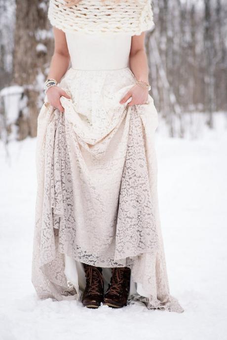 vestidos de novia de invierno