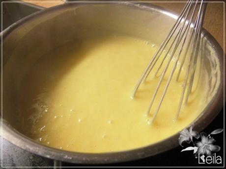 Roscon con crema pastelera de mandarina