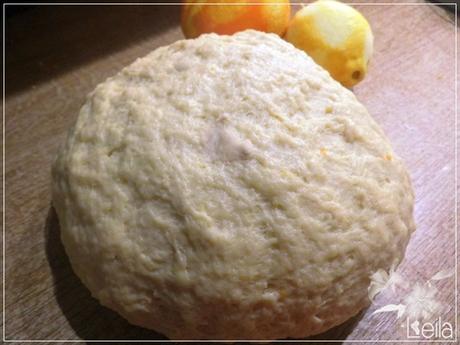 Roscon con crema pastelera de mandarina