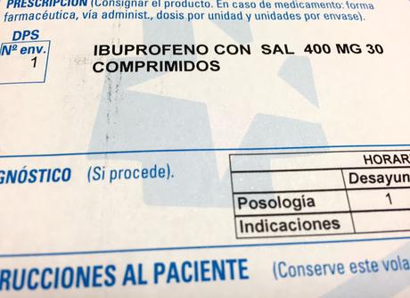 Aliñando el ibuprofeno