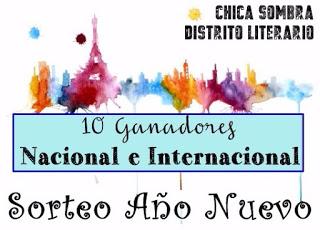 Sorteo nacional e internacional de Chica sombra y Distrito Literario