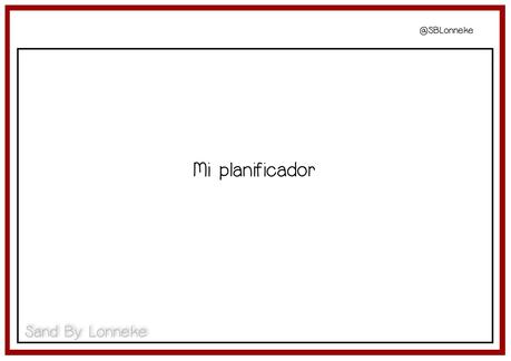 Mi planificador - parte I