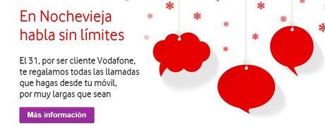 Vodafone permitirá realizar llamadas ilimitadas desde el móvil durante todo el 31 de diciembre en su promoción de Nochevieja