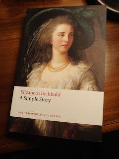 'A Simple Story', de Elizabeth Inchbald