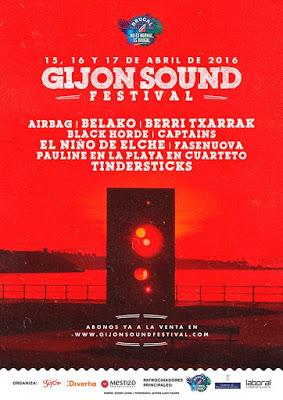 Belako, Niño de Elche, Fasenuova y Captains se suman al Gijón Sound Festival 2016