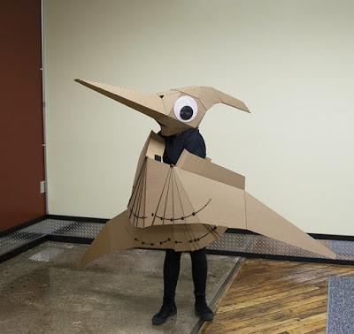 El disfraz de pterosaurio de Lisa Glover