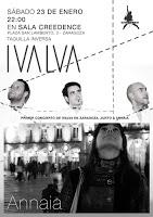Concierto de Ivalva y Annaia en Zaragoza