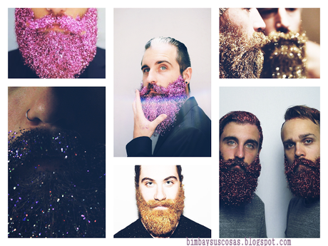 Llega la revolución de la purpurina. GLITTER HAIR y GLITTER BEARD