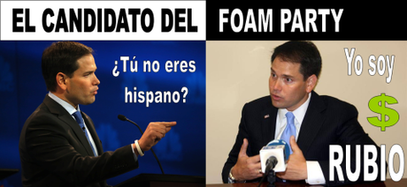 marco rubio el candidato de la foam party