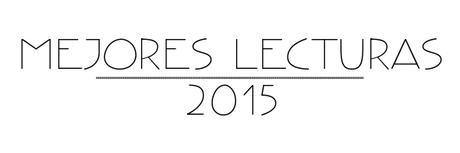 Las mejores lecturas del 2015.