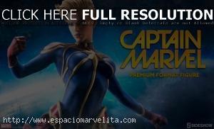 Figura de la Capitana Marvel de Sideshow Collectibles