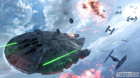 millenium falcon star wars battlefront