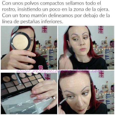 Maquillaje fácil en tonos dorados