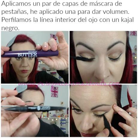 Maquillaje fácil en tonos dorados