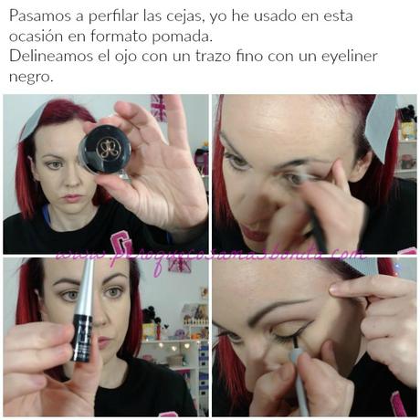 Maquillaje fácil en tonos dorados