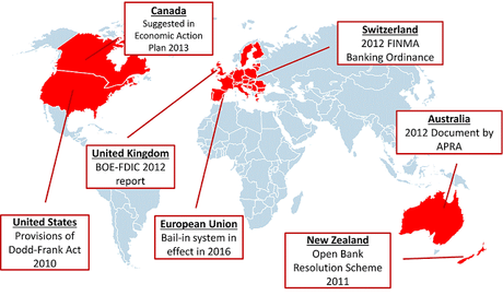 Bail-in en Europa entra en vigor en Enero de 2016