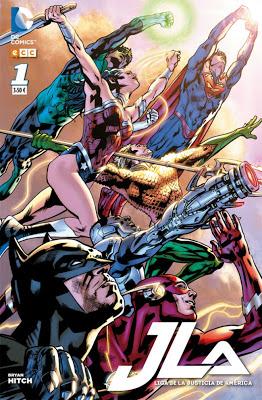 Iluminando: JLA nº 1, B. Hitch, DC-ECC 2015