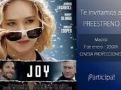 Sorteo entrada doble Preestreno "Joy"