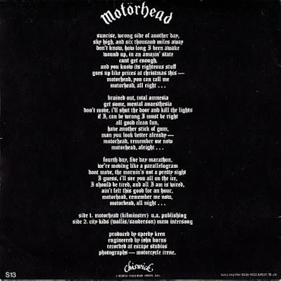 Motorhead -Motorhead 7