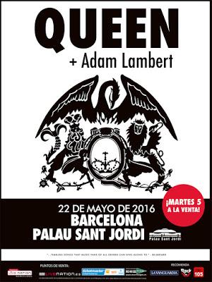 Queen + Adam Lambert, el 22 de mayo en el Palau Sant Jordi de Barcelona