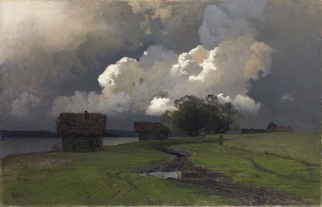 Isaac Ilyich Levitan - In the vicinity of the Savvino-Storozhevsky monastery, 1880s.