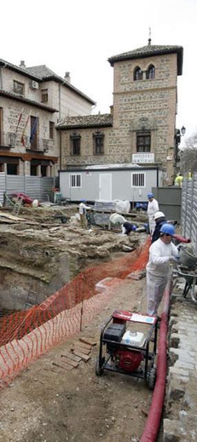 Una excavación arrojaba luz sobre los usos del agua en la Judería de Toledo