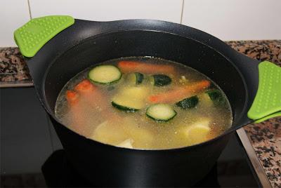 crema de verduras con almejas paso 3