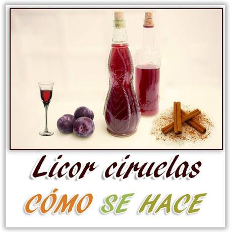 LICOR CASERO DE CIRUELAS ROJAS