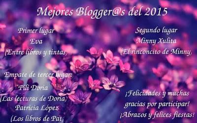 Zorra Dorada Awards y Café Librero Awards: Premios al Mejor Blog 2015 de Zorras Literarias y Mejor Blogger 2015 de Café Librero.