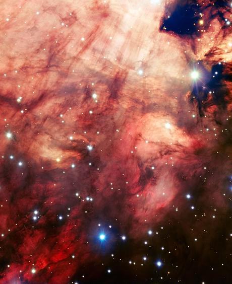 El humeante corazón de la Nebulosa Omega