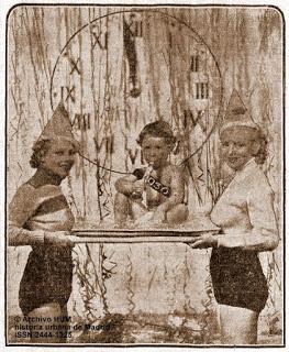 Fototeca. Recibiendo el año en la Puerta del Sol. Madrid, 1936