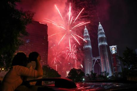 Año nuevo 2016 en el mundo en imagenes