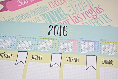 ✔Empieza organizando el 2016 con Qué way!♡