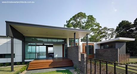 Casa de campo contemporánea australiana.