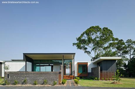 Casa de campo contemporánea australiana.