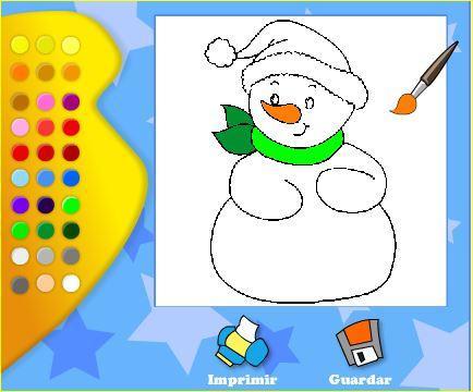 5 Dibujos de Navidad para colorear Online - Paperblog