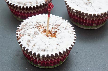 Cupcakes de cava y limón rellenos de lemon curd y nocilla para celebrar el año nuevo