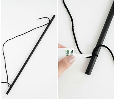 DIY: colgante de pared con fotografías