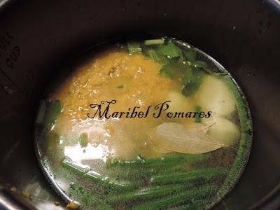 Potaje de garbanzos.