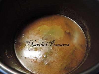 Potaje de garbanzos.