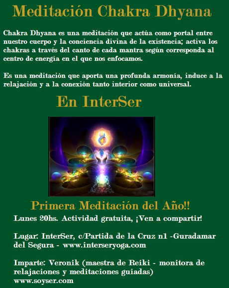 Meditación Chakra Dhyana en InterSer
