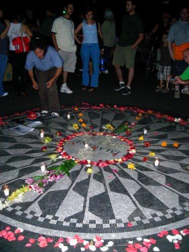 Memorial de John Lennon. Manhattan, Nueva York
