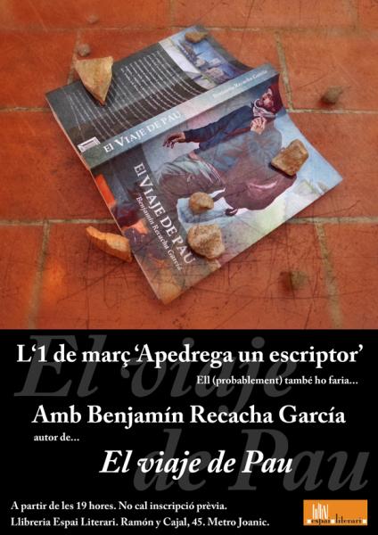 Apedrega un escriptor